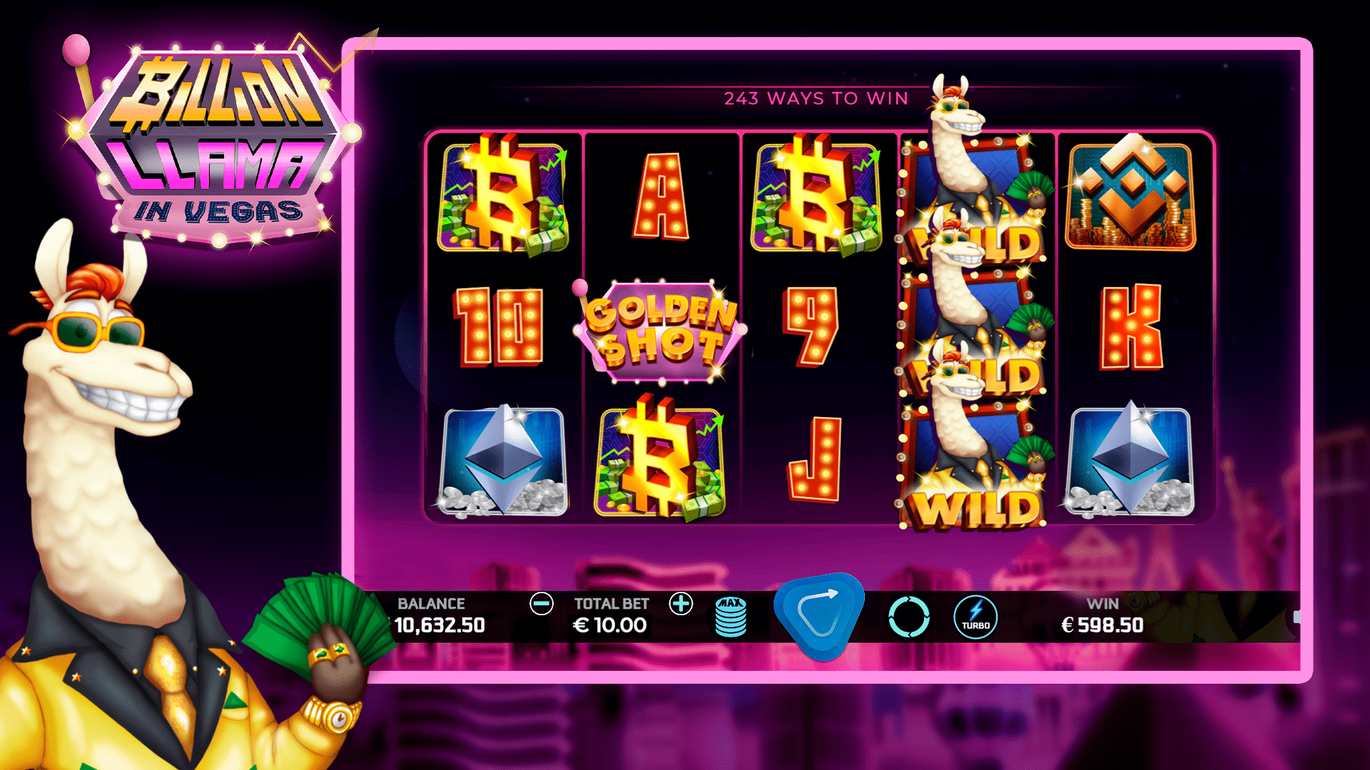 New slot released: Billion Llama in Vegas! - Caleta Gaming