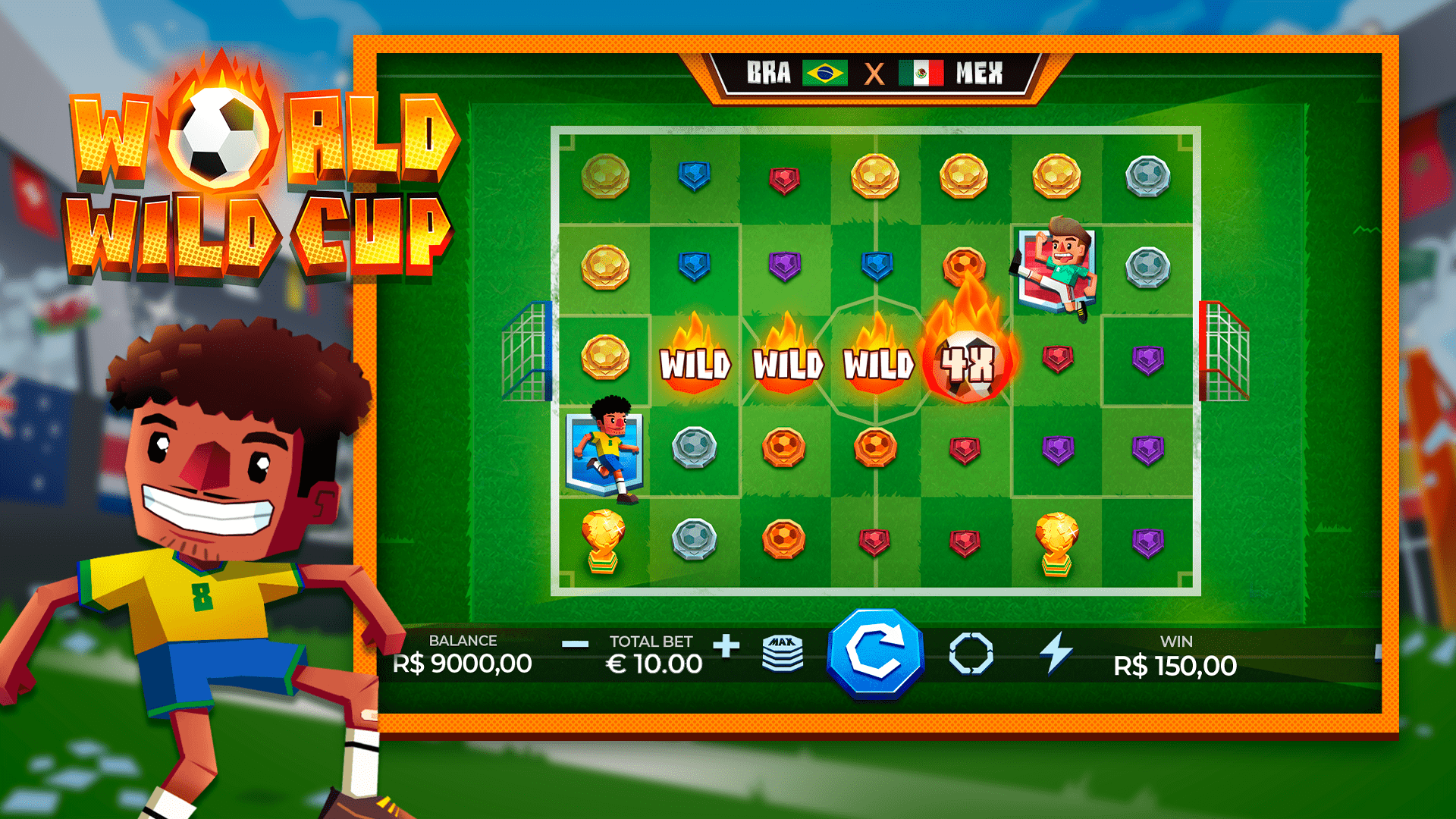 New slot released: World Wild Cup - Caleta Gaming