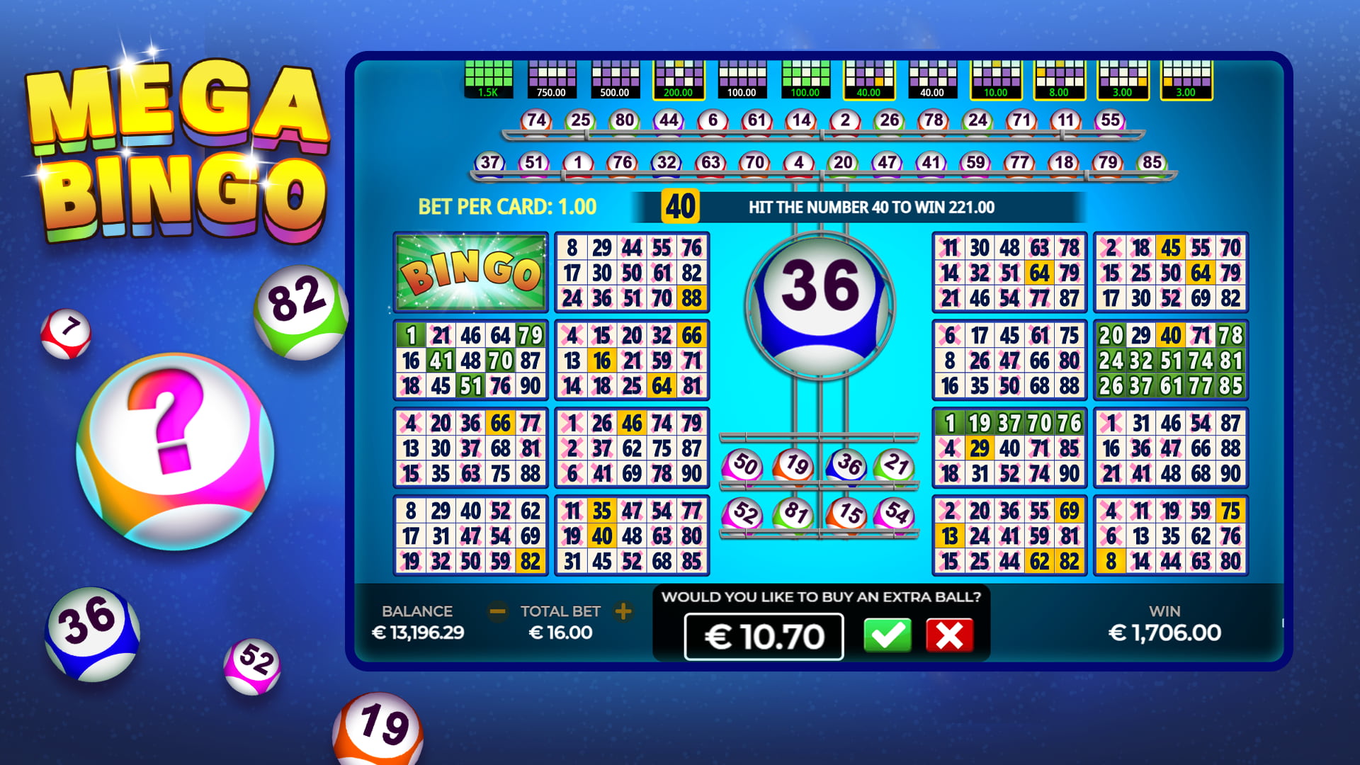 Mega Bingo - Caleta Gaming