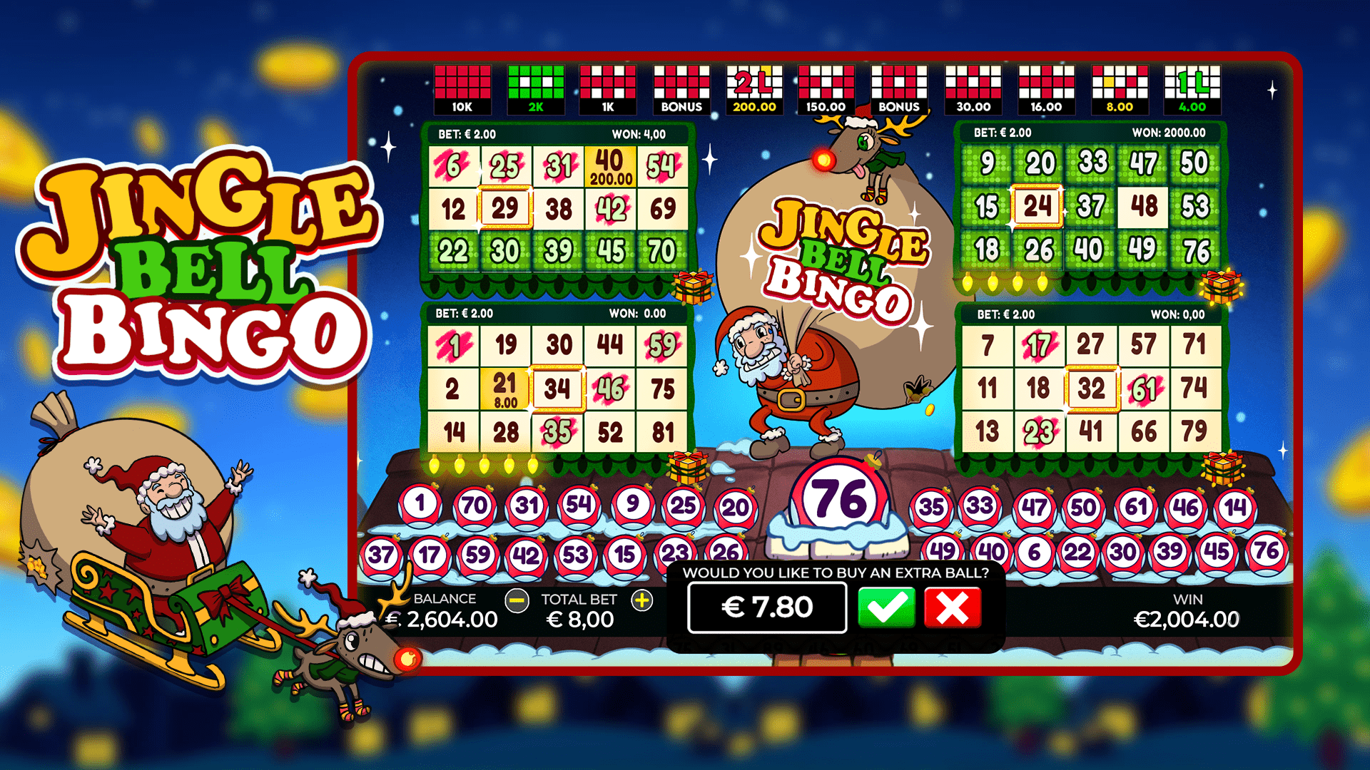 Jingle Bell Bingo - Caleta Gaming